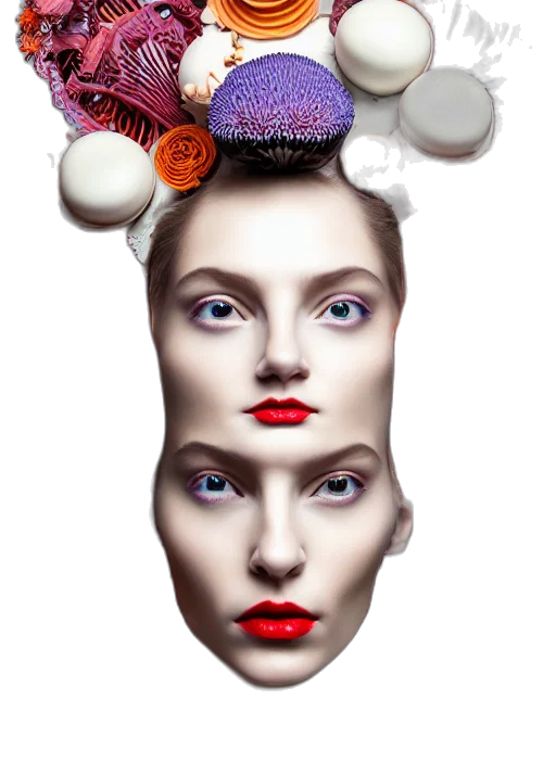 mask, face, crown, jewelry transparent PNG cut-out