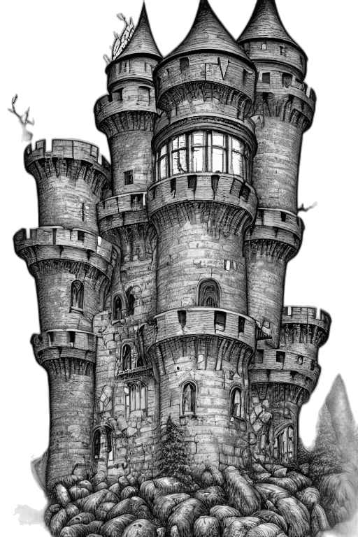 crown, building, dragon, furniture transparent PNG cut-out