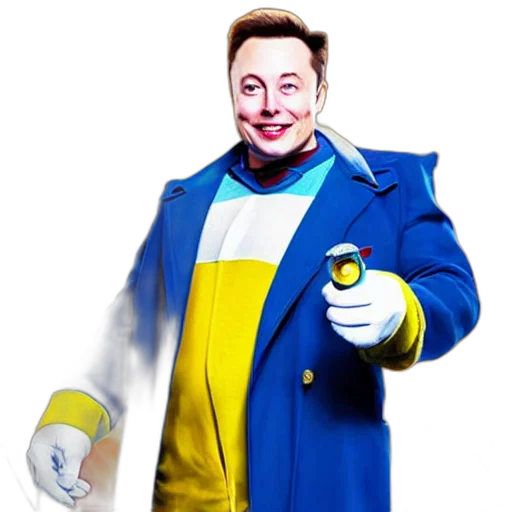 robot, jacket, staff, creature transparent PNG cut-out