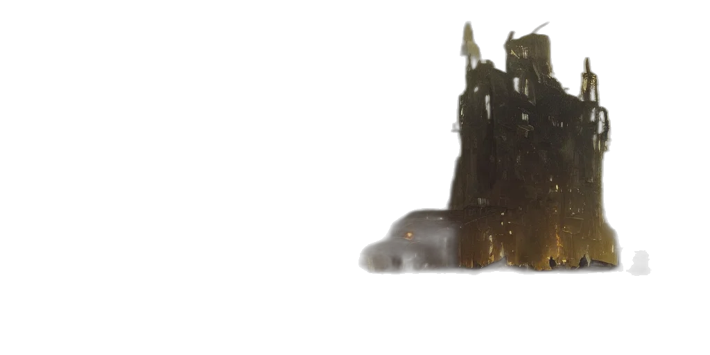 crown, robot, building, dragon, concept art, fantasy art, watercolor, pixel art transparent PNG cut-out