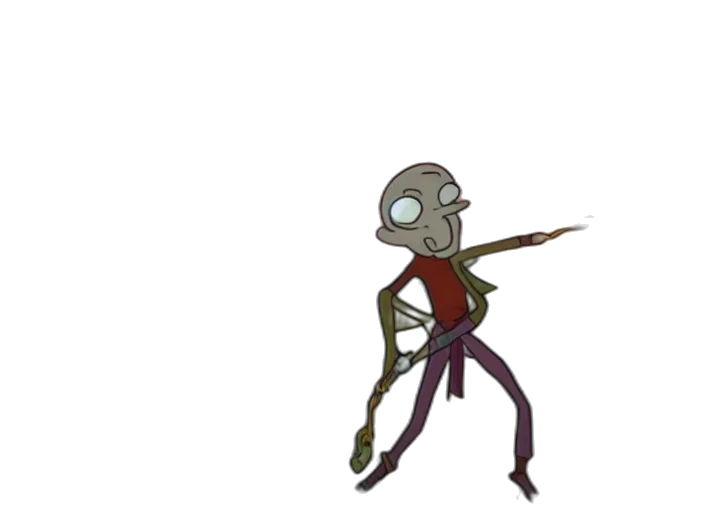 creature, staff, robot, animal, concept art, pixel art, 3d render, cartoon transparent PNG cut-out