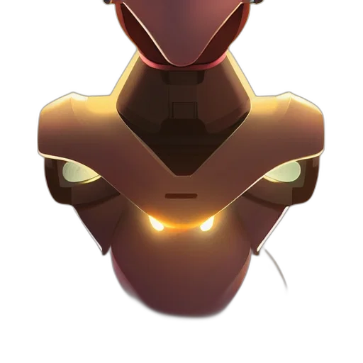 robot, mask, face, crown transparent PNG cut-out