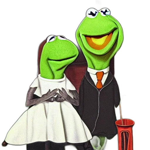 dress, staff, concept art, cartoon, photorealistic, 3d render, kermit, elmo transparent PNG cut-out