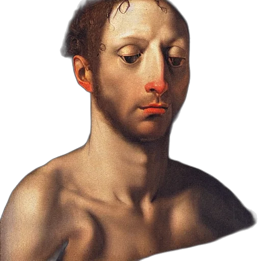 face, mask, crown, staff transparent PNG cut-out