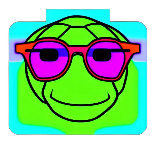 face, mask, 3d render, pixel art, cartoon, vaporwave, neon, green transparent PNG cut-out