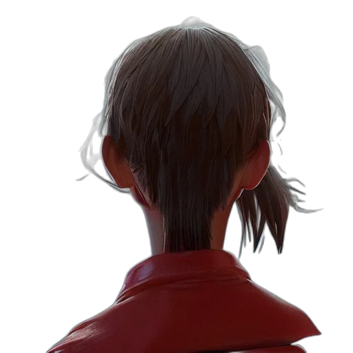 hair, face, jacket, crown, concept art, photorealistic, 3d render, fantasy art transparent PNG cut-out
