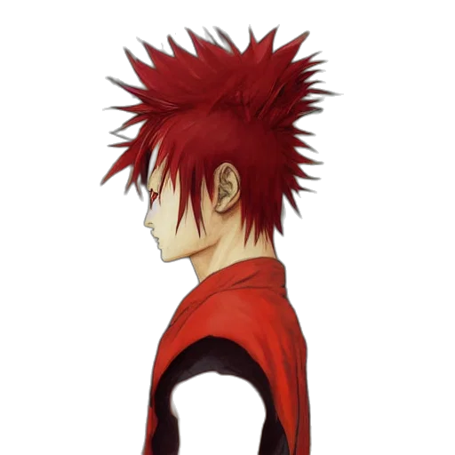 jacket, staff, hair, anime transparent PNG cut-out