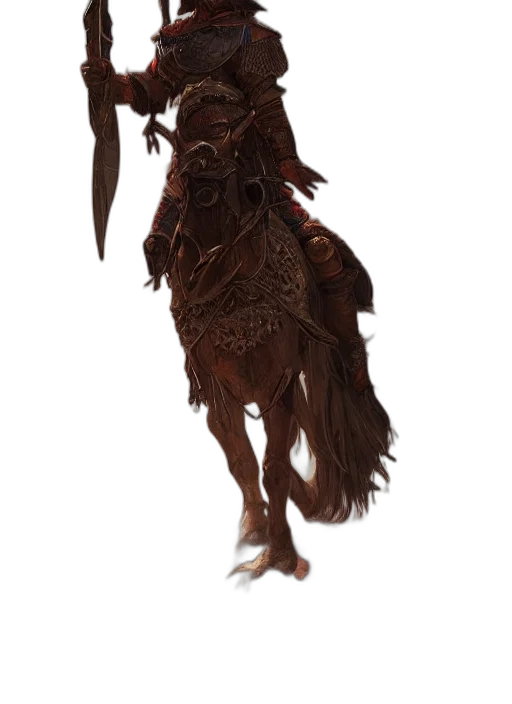 creature, animal, mask, staff transparent PNG cut-out