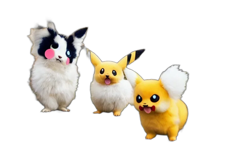 animal, creature, staff, 3d render transparent PNG cut-out