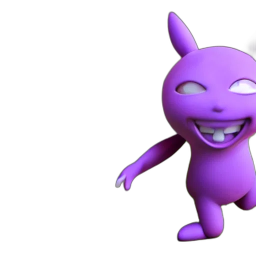 creature, animal, robot, mask, 3d render, concept art, cartoon, vaporwave transparent PNG cut-out
