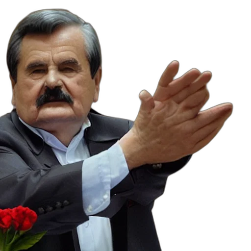 lech, wałesa transparent PNG cut-out