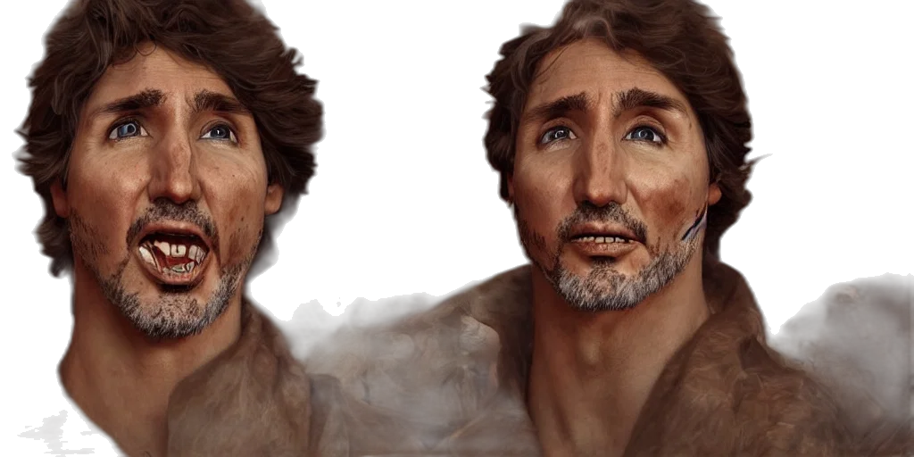 face, photorealistic, concept art, 3d render transparent PNG cut-out
