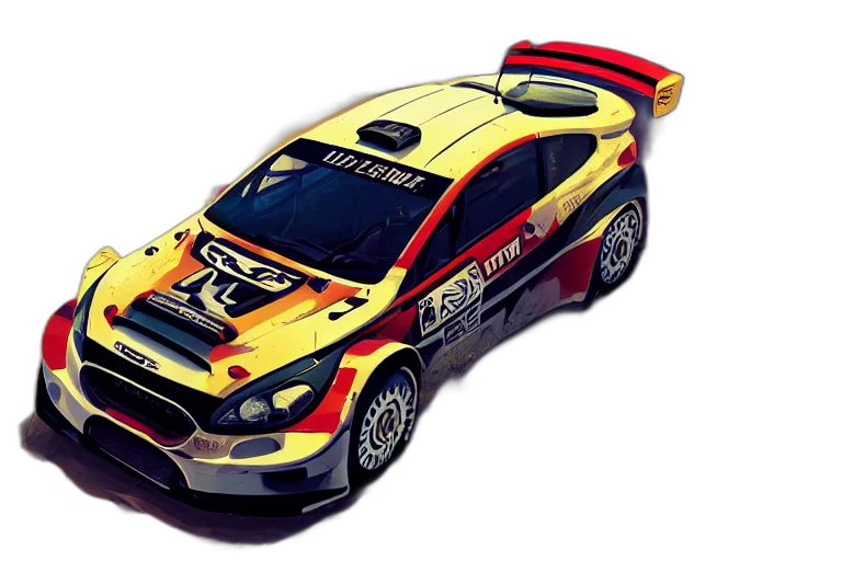 car, 3d render, concept art, photorealistic transparent PNG cut-out