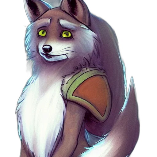 staff, animal, creature, fantasy art, concept art, watercolor, pixel art, colorful transparent PNG cut-out