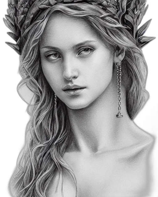 jewelry, crown, face, hair, photorealistic, fantasy art, pencil sketch, oil painting transparent PNG cut-out