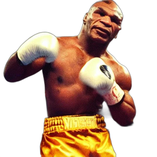 animal, weapon, photorealistic, polaroid, mike, tyson, throwing, punch transparent PNG cut-out