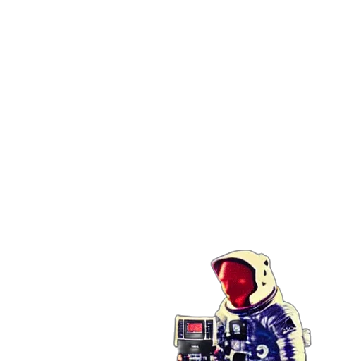 robot, creature, mask, staff transparent PNG cut-out