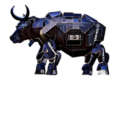 robot, animal, concept art, 3d render, pixel art, fantasy art, giant, robotic transparent PNG cut-out