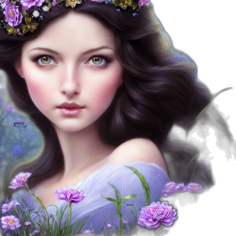 crown, fantasy art, photorealistic, oil painting transparent PNG cut-out