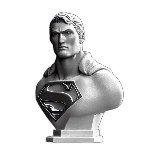 comic book art, 3d render, concept art, statue transparent PNG cut-out
