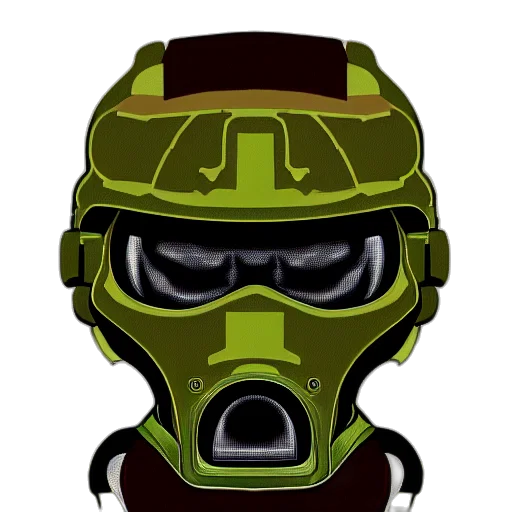 mask, robot, face, pixel art transparent PNG cut-out