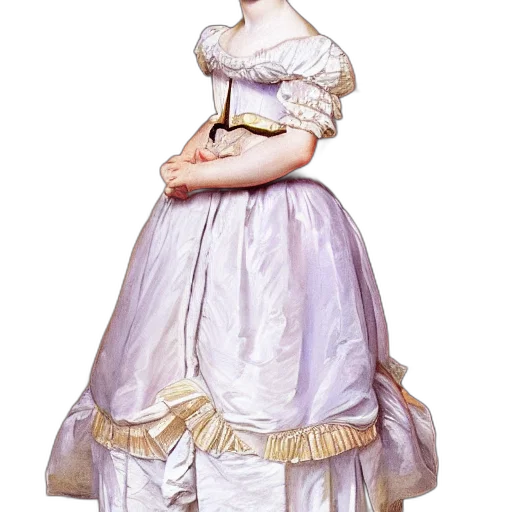 dress, staff, jewelry, face transparent PNG cut-out