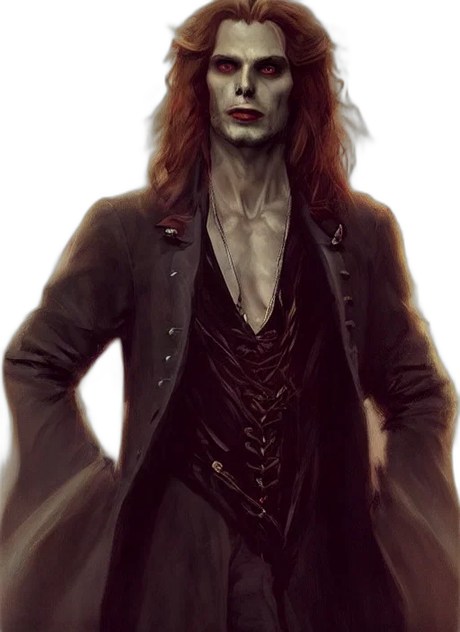 mask, fantasy art, concept art, comic book art, watercolor, dark, red, portrait transparent PNG cut-out
