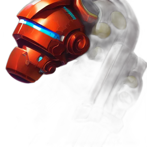 robot, mask, weapon, face transparent PNG cut-out