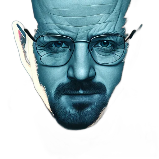 mask, face, robot, crown, photorealistic, cartoon, concept art, 3d render transparent PNG cut-out