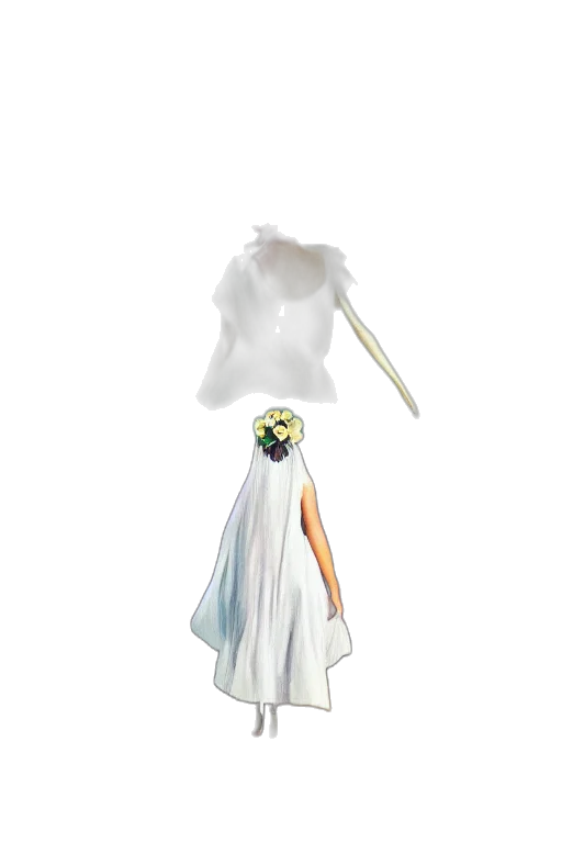 dress, staff, mask, jacket transparent PNG cut-out