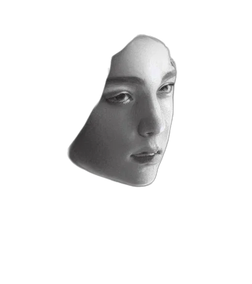 face, mask, robot, crown transparent PNG cut-out