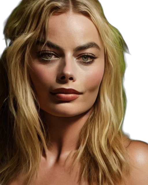 face, hair, photorealistic, beautiful transparent PNG cut-out