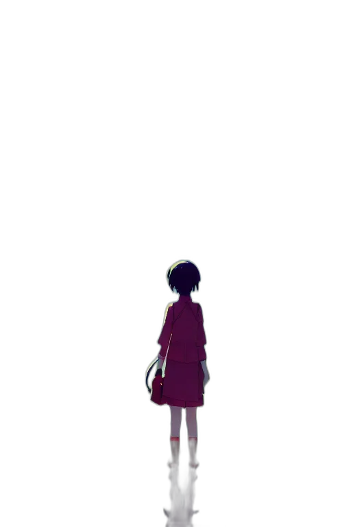 dress, creature, robot, staff transparent PNG cut-out