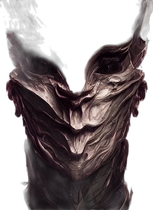 mask, dragon, creature, face transparent PNG cut-out