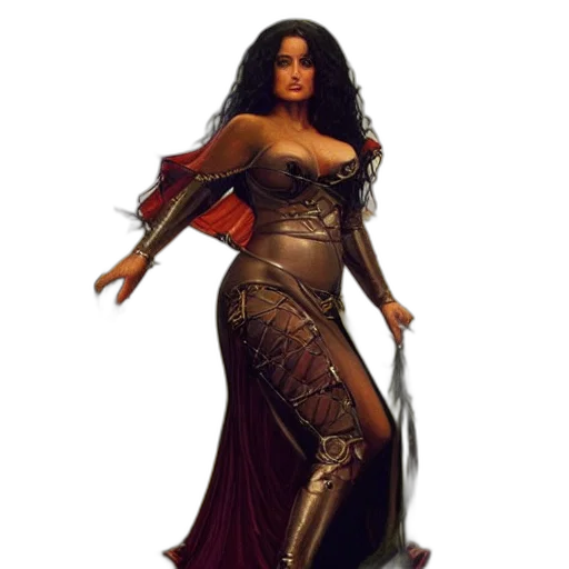 dress, concept art, fantasy art, 3d render transparent PNG cut-out