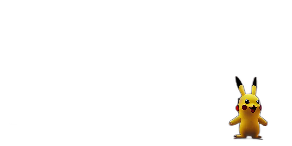 staff, face, monochrome, pastel, dancing, pikachu, unreal, hyperrealistic transparent PNG cut-out