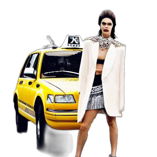car, dress, jacket, concept art transparent PNG cut-out