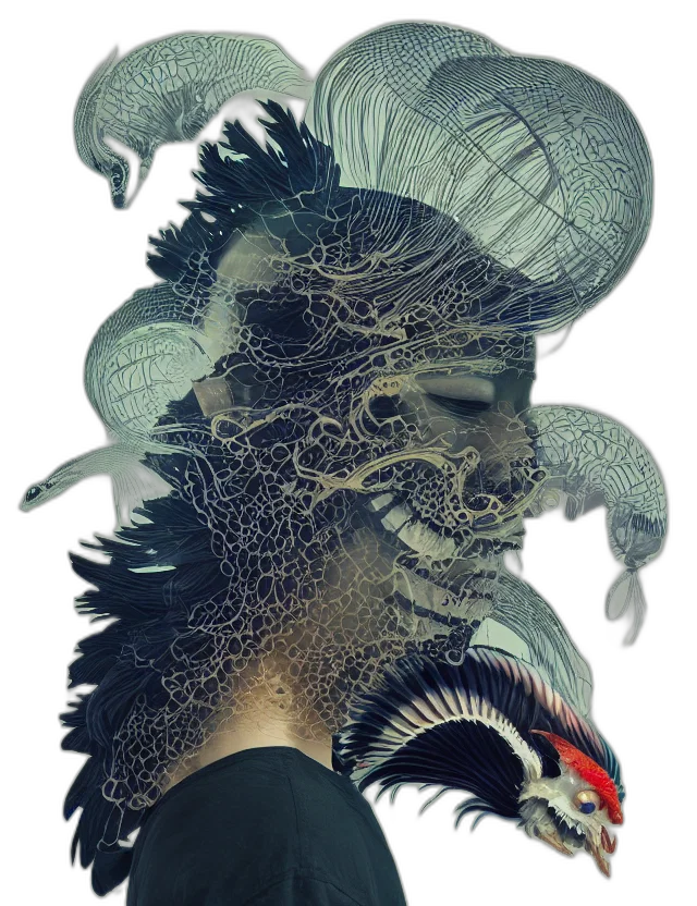 mask, face, creature, dragon, concept art, fantasy art, comic book art, photorealistic transparent PNG cut-out