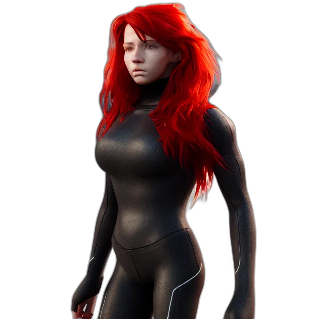 dress, concept art, 3d render, fantasy art transparent PNG cut-out