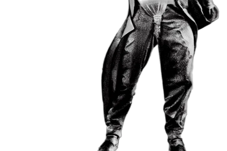 staff, jacket, hair, creature transparent PNG cut-out