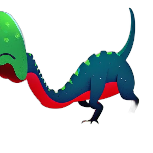 creature, dragon, animal, concept art, 3d render, pixel art, fantasy art, green transparent PNG cut-out
