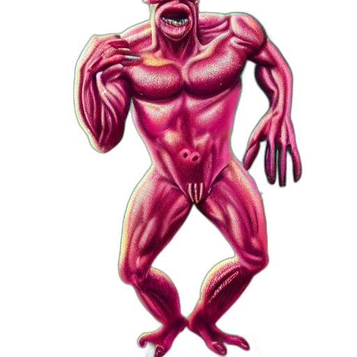 creature, animal, robot, comic book art transparent PNG cut-out