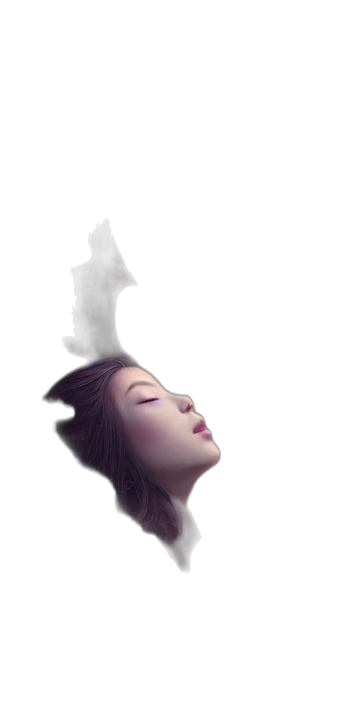 face, crown, mask, hair transparent PNG cut-out