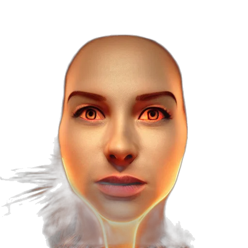 face, robot, mask, creature transparent PNG cut-out