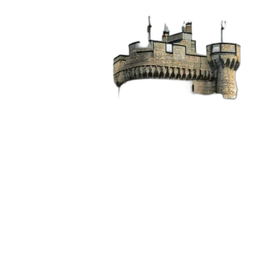 crown, building, dragon, hat, concept art, 3d render, pixel art, fantasy art transparent PNG cut-out