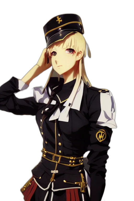 staff, hat, crown, jacket transparent PNG cut-out