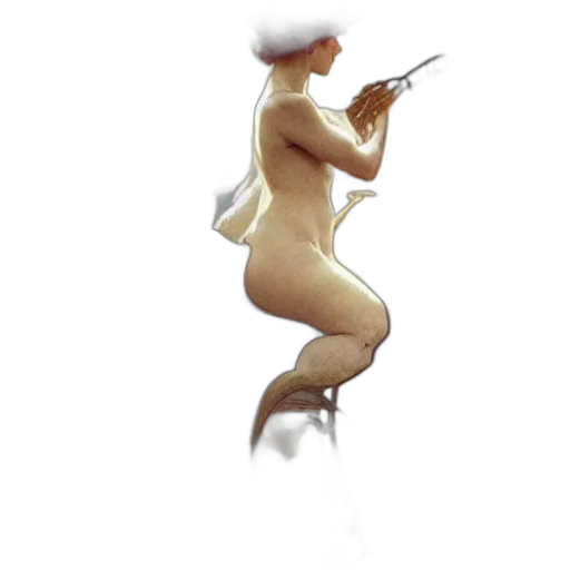 staff, hat, weapon, dress transparent PNG cut-out