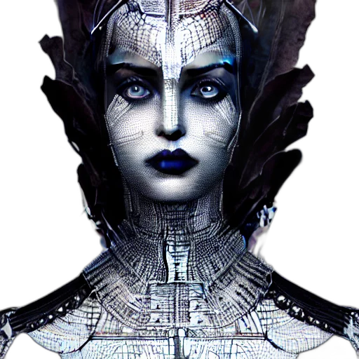 robot, face, mask, crown transparent PNG cut-out