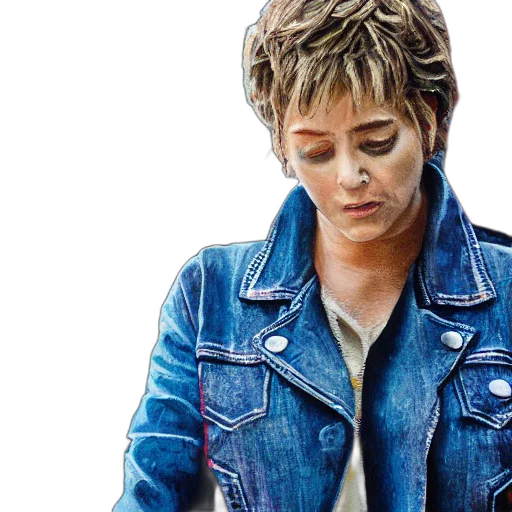 jacket, photorealistic, oil painting, watercolor transparent PNG cut-out