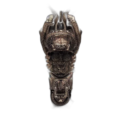 mask, shoes, crown, jewelry, 3d render, fantasy art, tropical, ocean transparent PNG cut-out